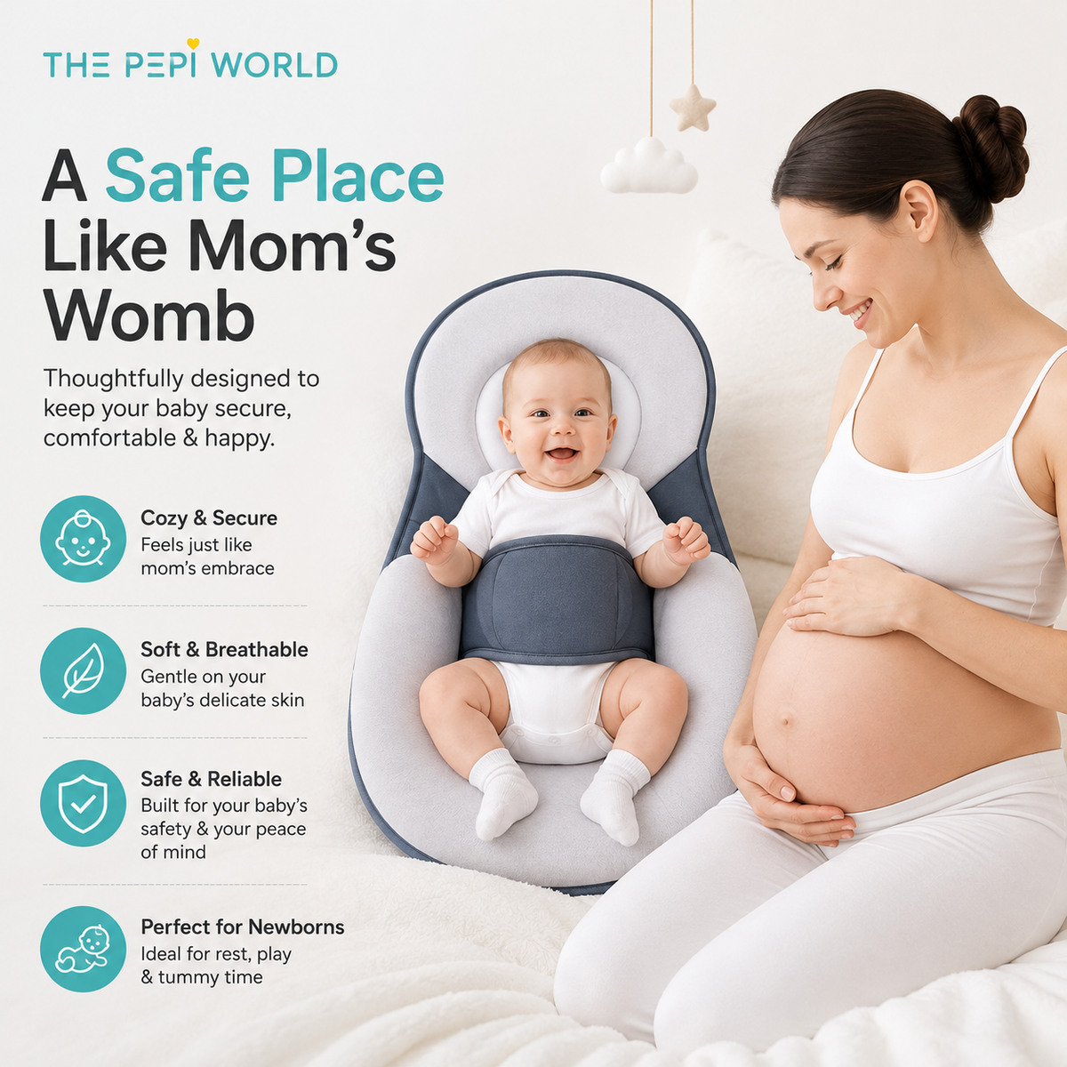 Pepi Cradle  Baby Comfort Lounger