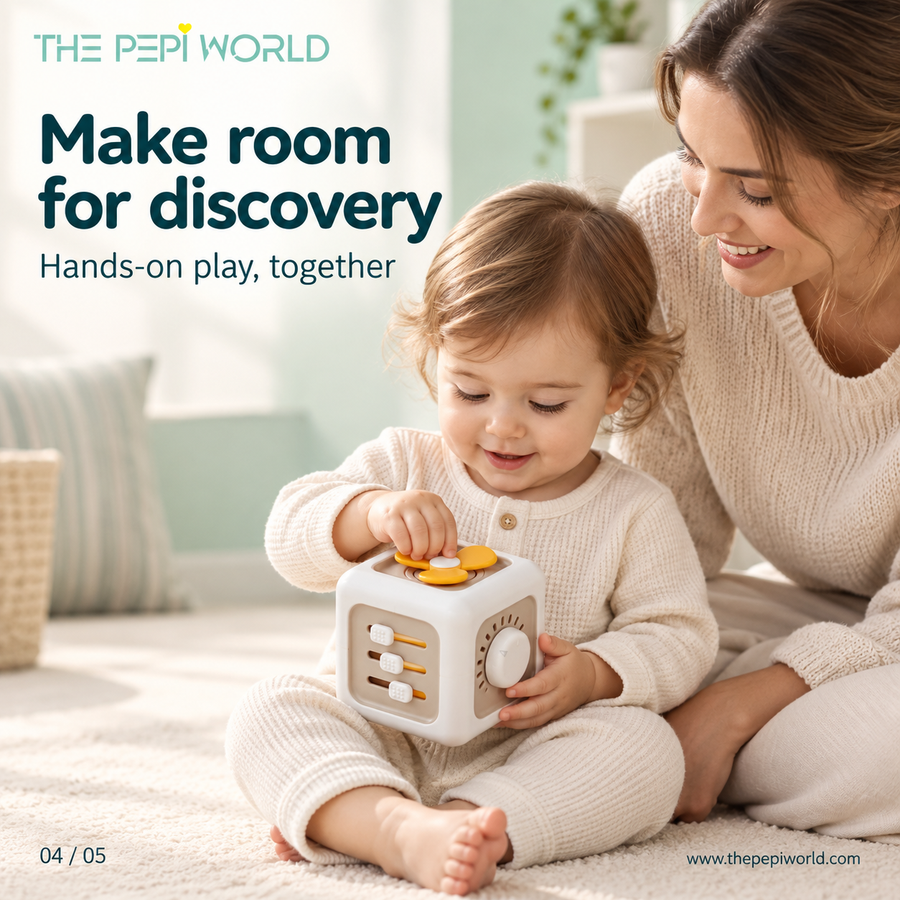 Hexagonal Montessori Busy Ball Cube Toy
