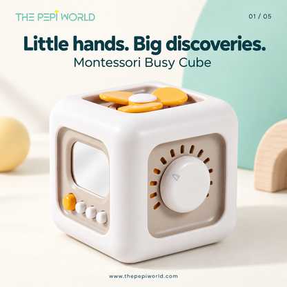 Hexagonal Montessori Busy Ball Cube Toy